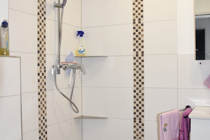 Dusche bodenebener Einstieg