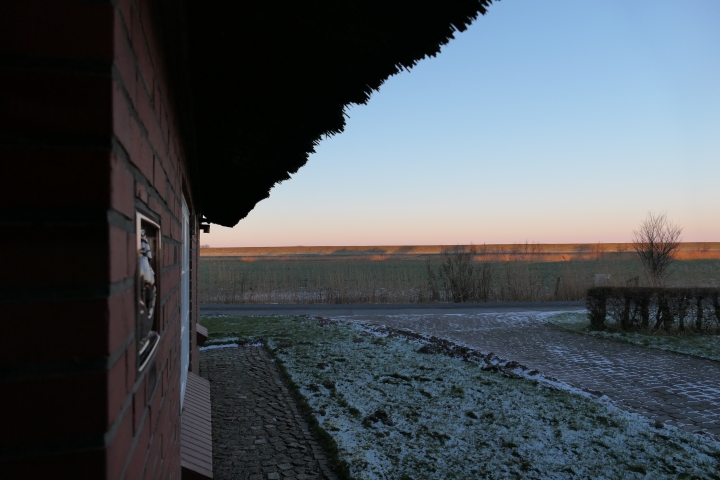 Deichblick im Winter