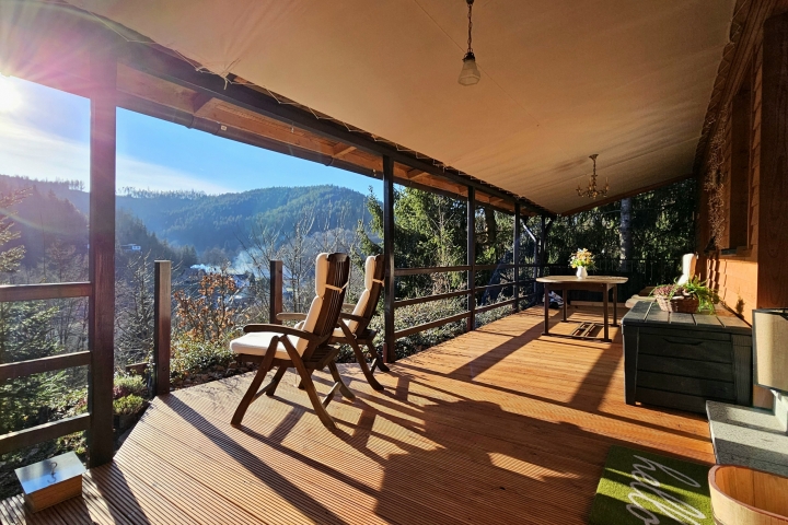 relaxen mit Blick ins Tal