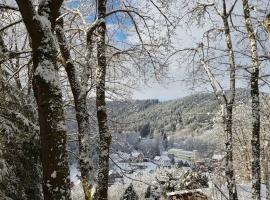 Winterblick von der Hütte