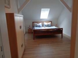 Blick ins Schlafzimmer
