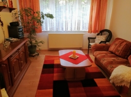 Stube  mit Schlafsofa, Fernseher, Radio und mehr