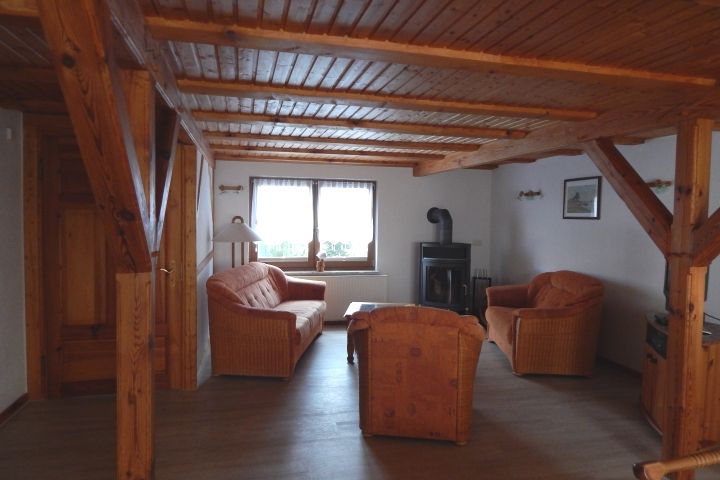 Wohnbereich mit Kamin