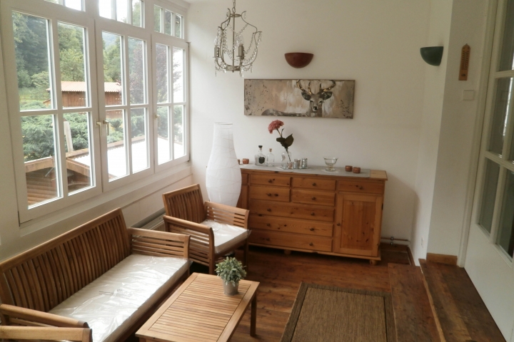 FeWo Rhön-Thal mit Sauna | Wintergarten