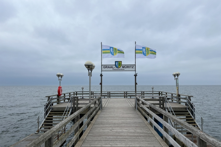Die Seebrücke von Graal-Müritz.