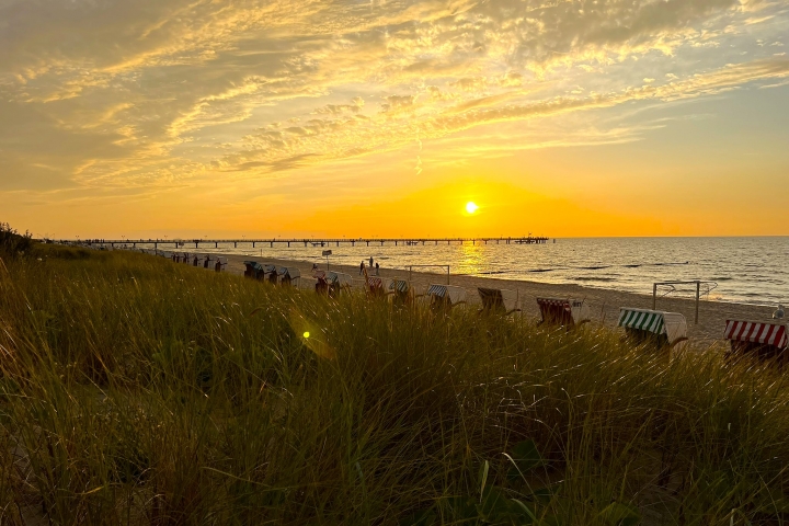Sonnenuntergang an der Ostsee.