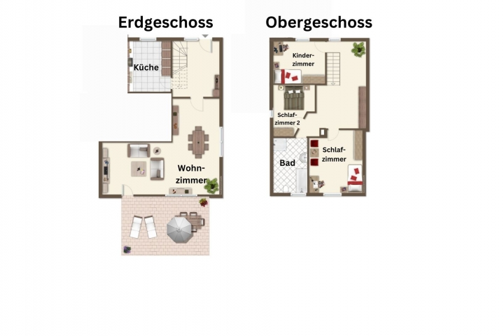 Zimmeraufteilung