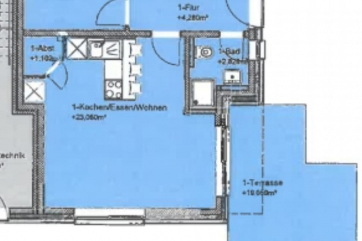 Grundriss der Ferienwohnung Slumpschööt