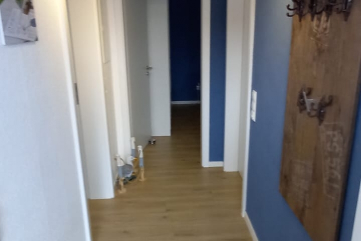 Flur der Ferienwohnung Slumpschööt