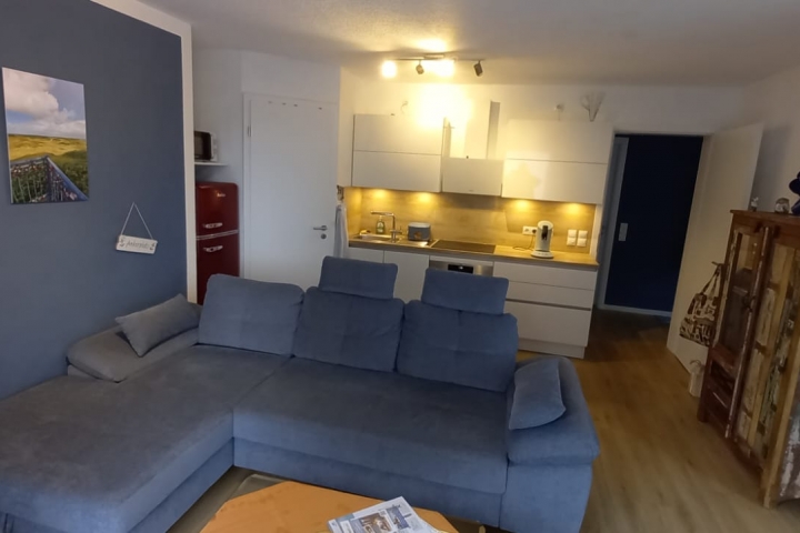 Küchenzeile der Ferienwohnung Slumpschööt