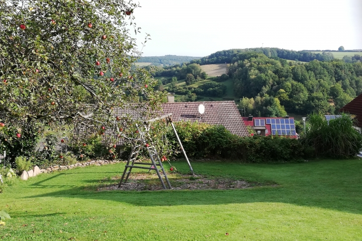 Garten mit herrlichem Blick