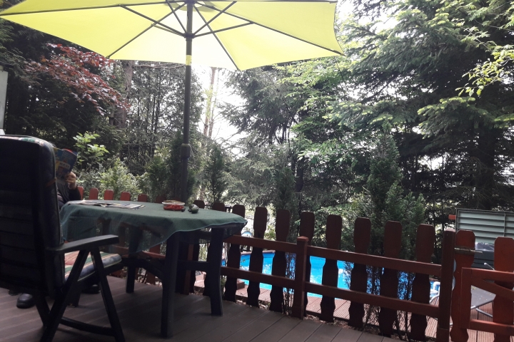. . . und Terrasse