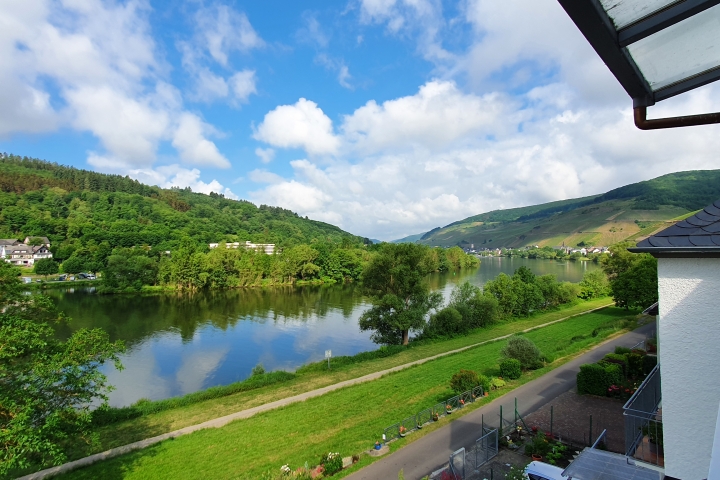 Aussicht vom Balkon
