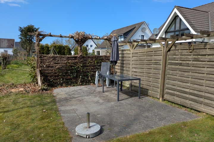Eigene kleine Terrasse im Garten