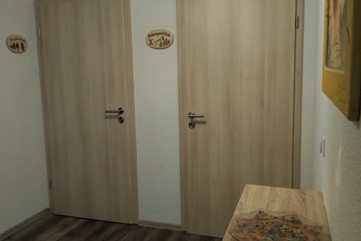 Flur vor dem Zimmer Fichtenblick
