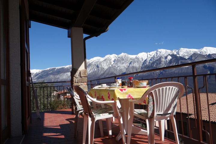 Balkon Apt. 4 mit Monte Baldo