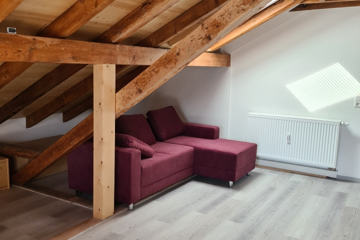 Eck-Sofa im Wohnzimmer