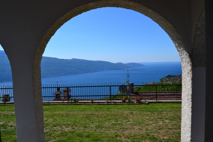 Blick vom Portico