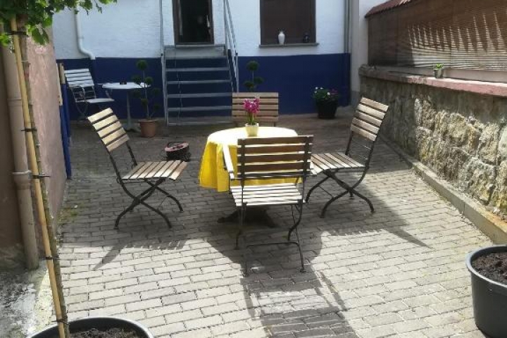 Hinterhof des Hauses