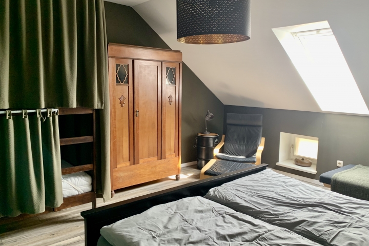 Etagenbett im Hauptschlafzimmer