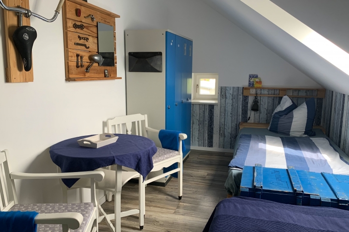 blaues Zimmer