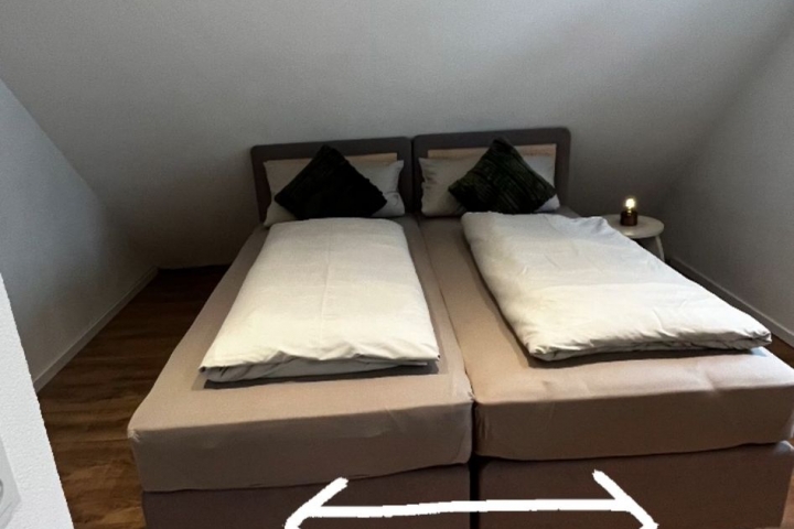 Doppelbett mit trennbaren Betten