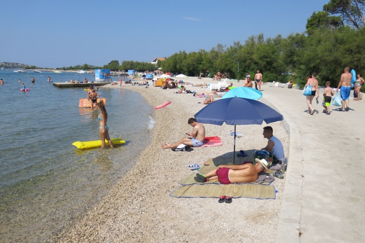 Teil des Strandes