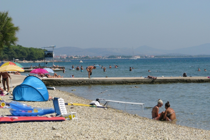 Teil des Strandes