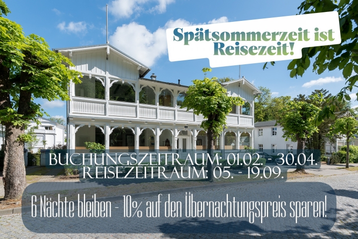 Traumurlaub in der Villa Ahlbeck in Binz |