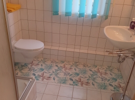 Bad mit Dusche/WC (Wohnung 1 und 2 identisch)