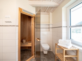 Beispielbild Badezimmer mit Sauna