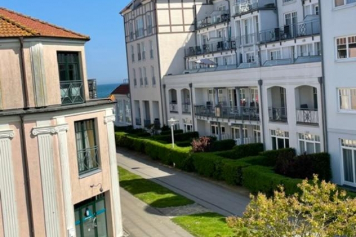 Blick vom Balkon zur Ostsee 