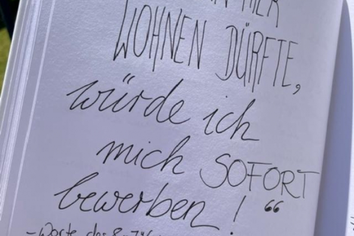 Ein liebevoller Gästebucheintrag...