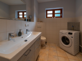 Waschmaschine im Bad